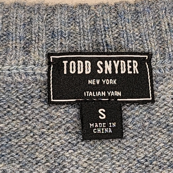 Todd Snyder Wool Crewneck Sweater Sz S - Picture 5 of 12